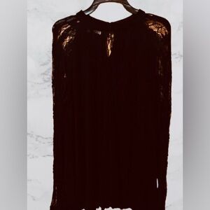 Woman’s Maurice’s XL Black Lace Shirt